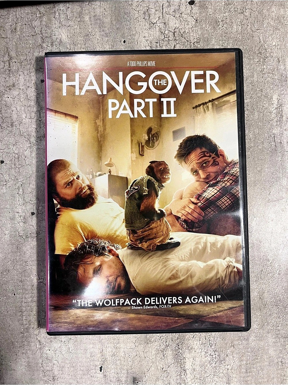 Warner Bros. The Hangover Part II DVD. Black & Brown